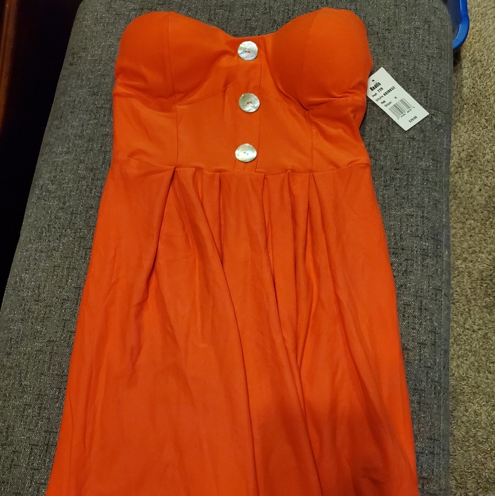 Orange dress